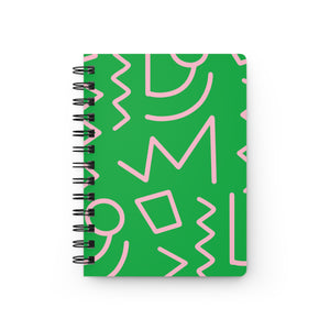 Green & Pink Journal