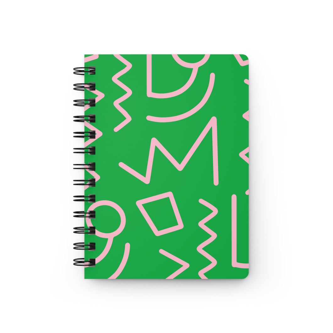 Green & Pink Journal