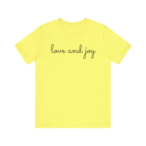 Love and Joy