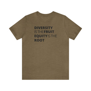 Diversity is the Fruit. Equity is the Root