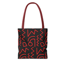 Load image into Gallery viewer, Black &amp; Red Tote Bag
