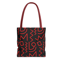 Load image into Gallery viewer, Black &amp; Red Tote Bag
