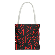 Load image into Gallery viewer, Black &amp; Red Tote Bag
