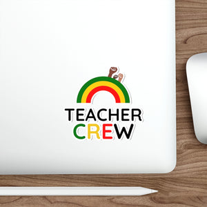 Teacher Crew Die-Cut Sticker